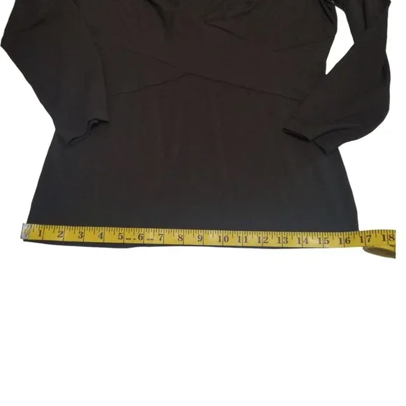 Ann Taylor LOFT Dark Brown Top - Picture 12 of 16